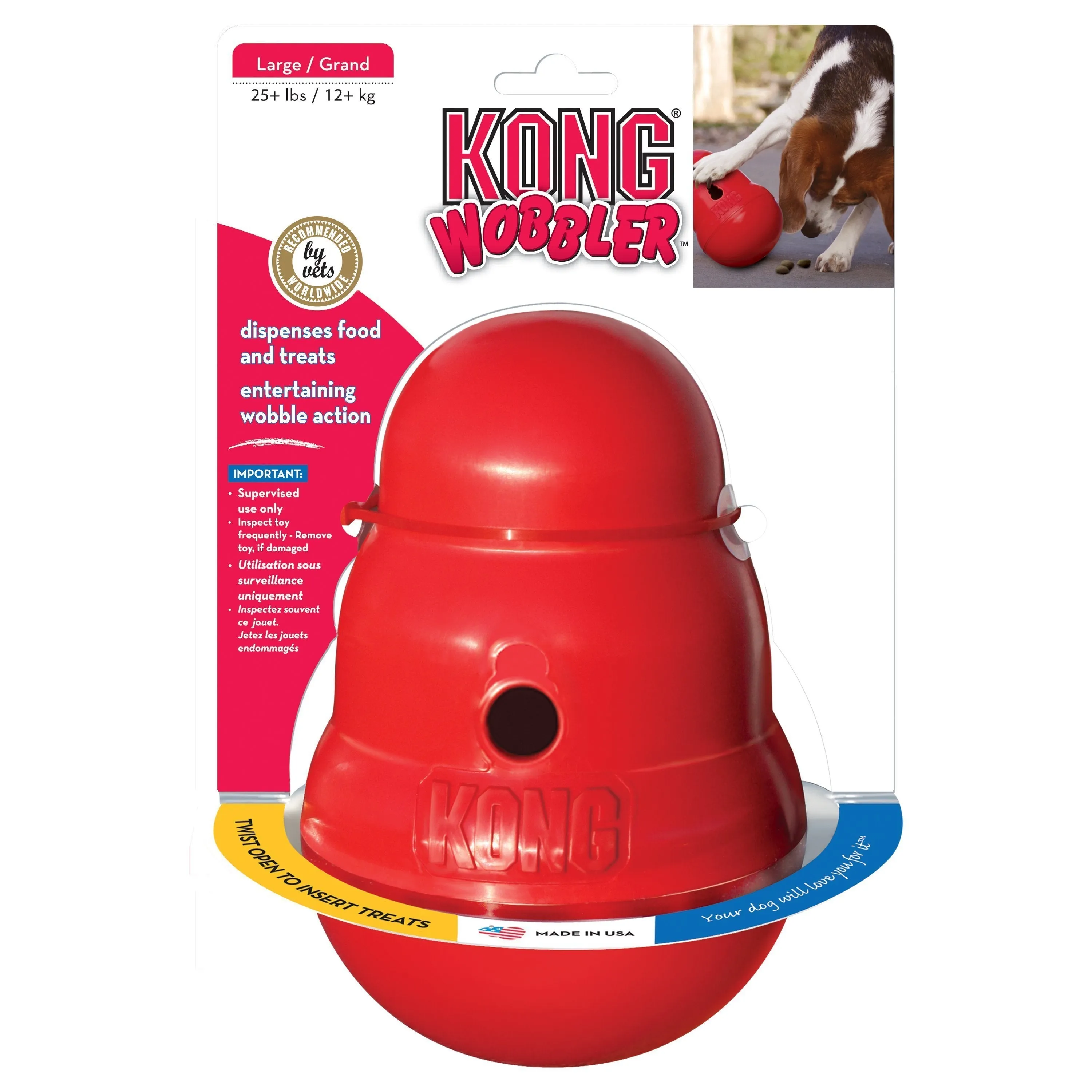 KONG Wobbler Large Dog Toy