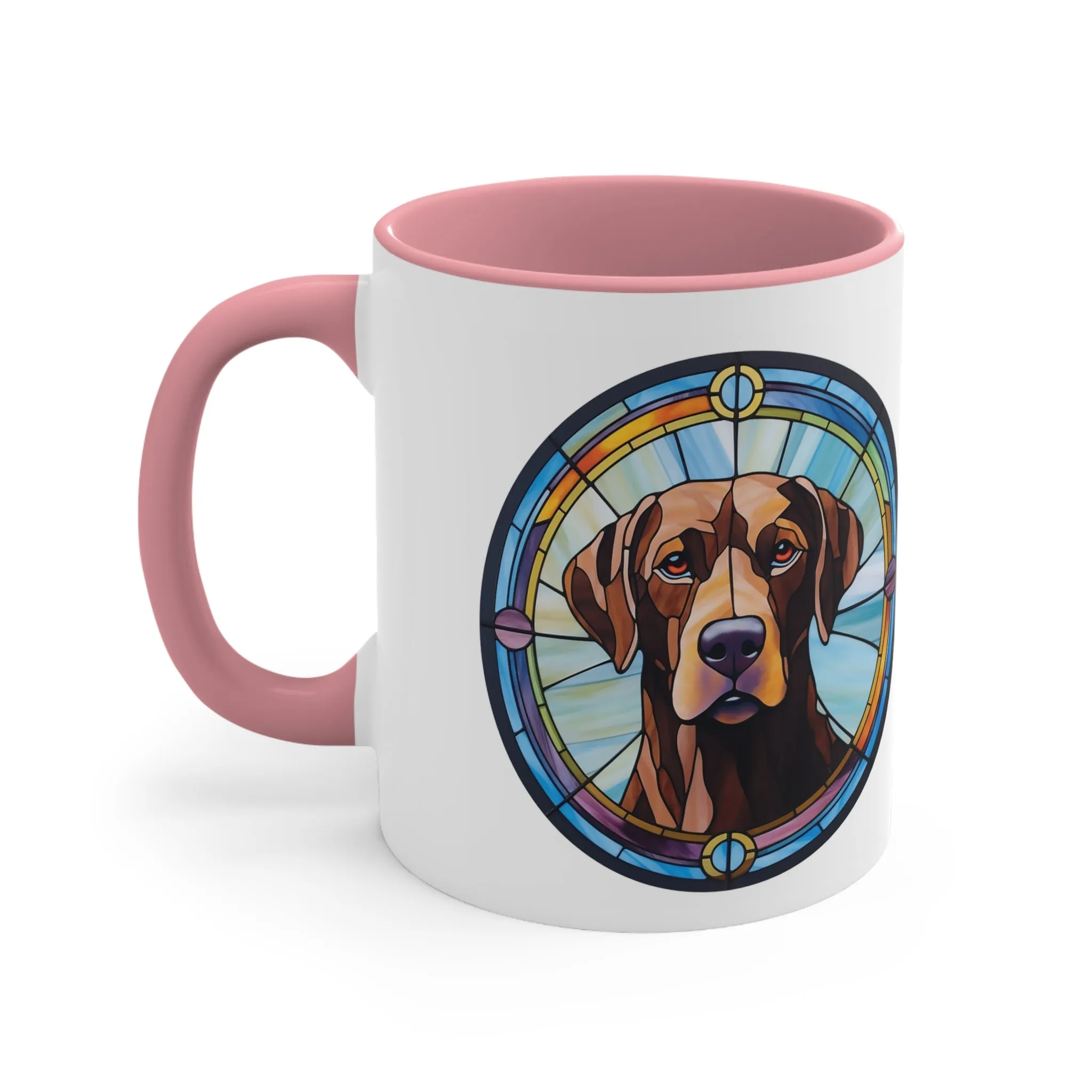 LABRADOR RETRIEVER MUG - Dog Breeds Mugs - Red, Black, Pink, Blue and Navy - Free Shipping