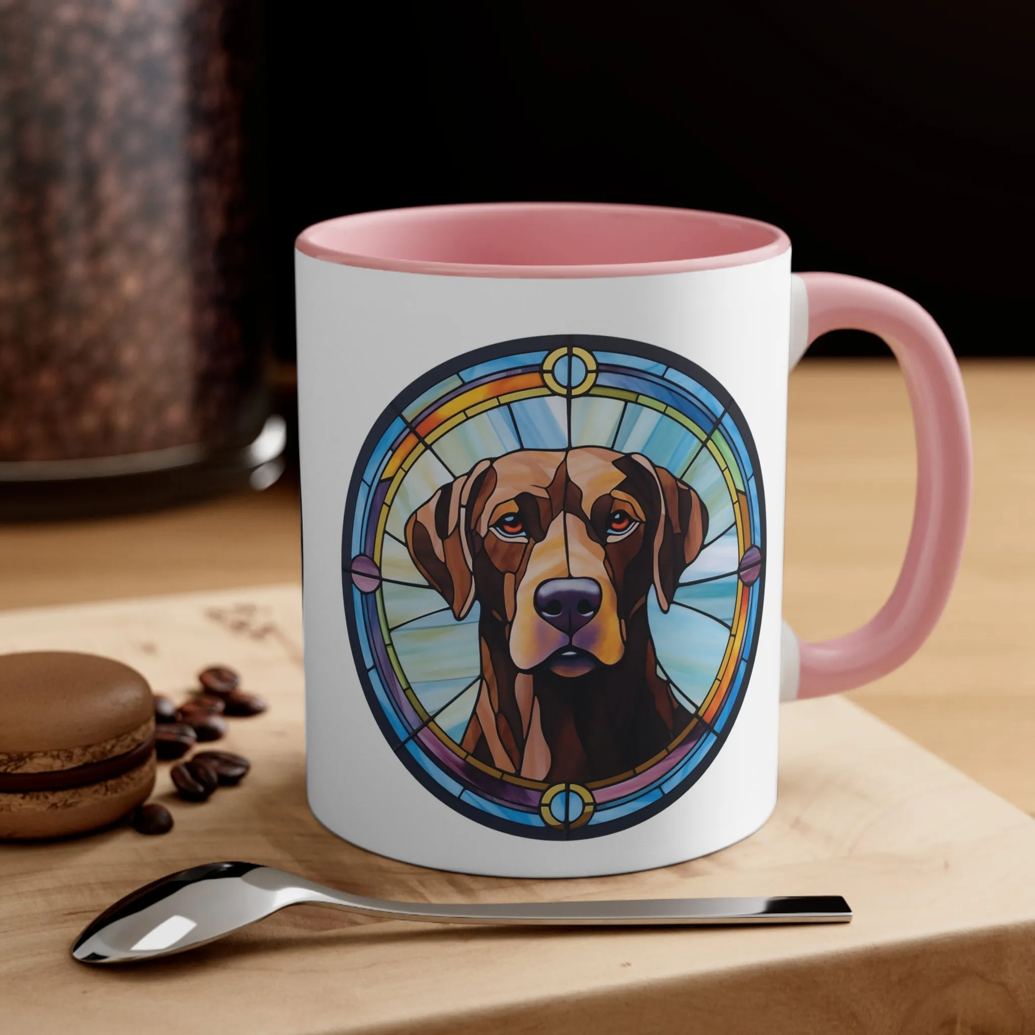 LABRADOR RETRIEVER MUG - Dog Breeds Mugs - Red, Black, Pink, Blue and Navy - Free Shipping