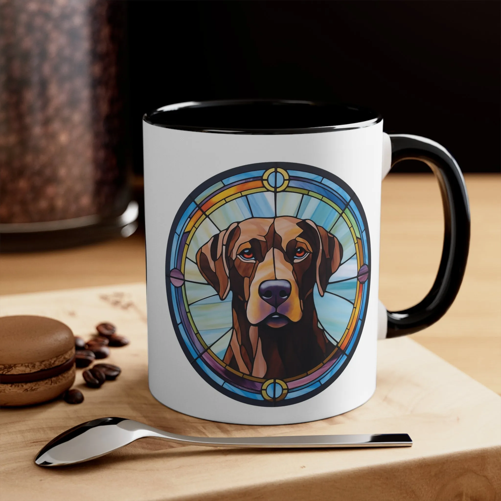 LABRADOR RETRIEVER MUG - Dog Breeds Mugs - Red, Black, Pink, Blue and Navy - Free Shipping