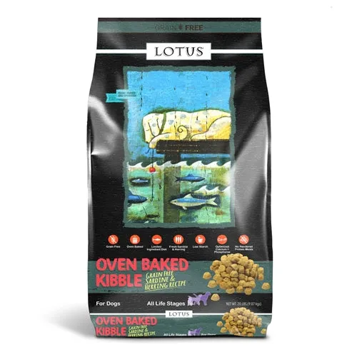 Lotus Oven Baked Grain Free Fish Recipe Dog Kibble