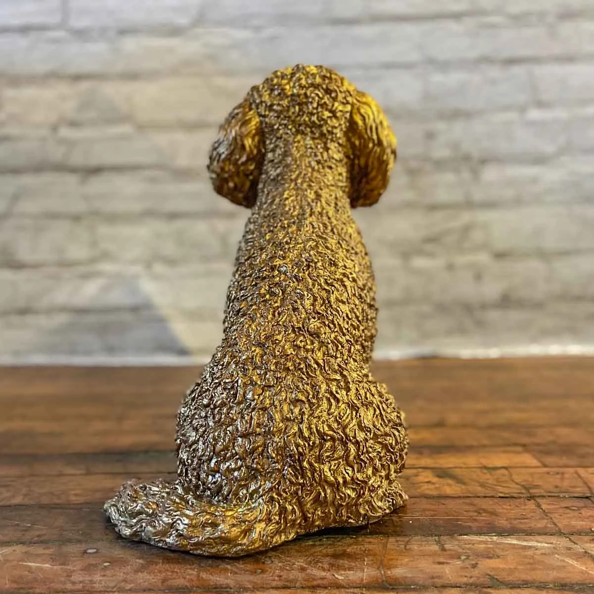 Luna Goldendoodle Dog Statue