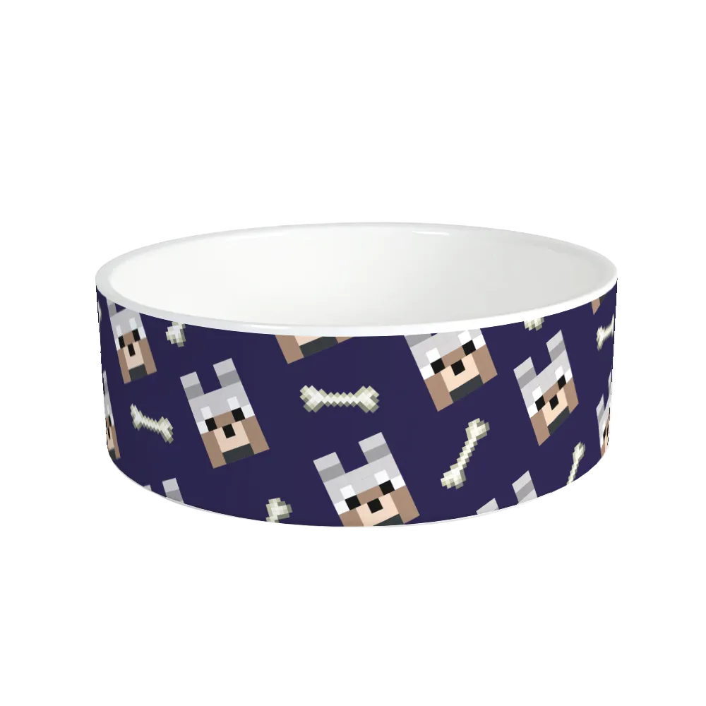 Minecraft Tamed Wolf Pet Bowl