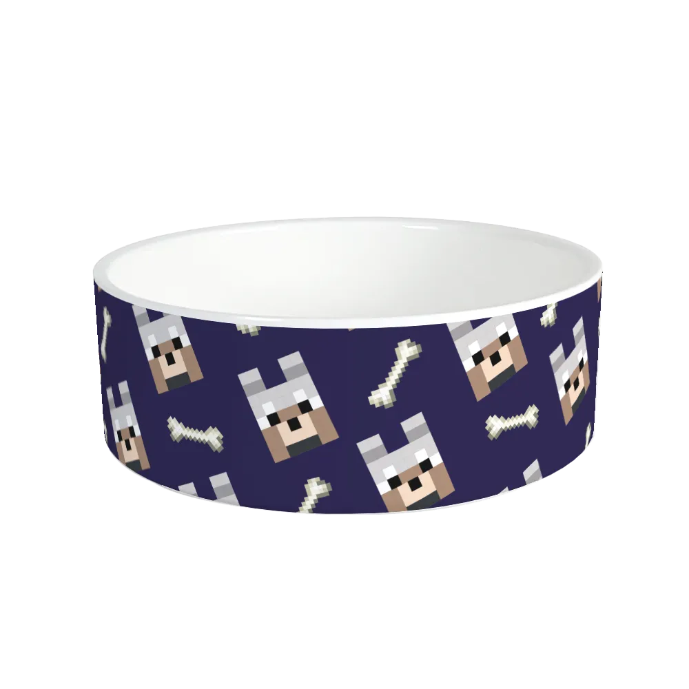 Minecraft Tamed Wolf Pet Bowl