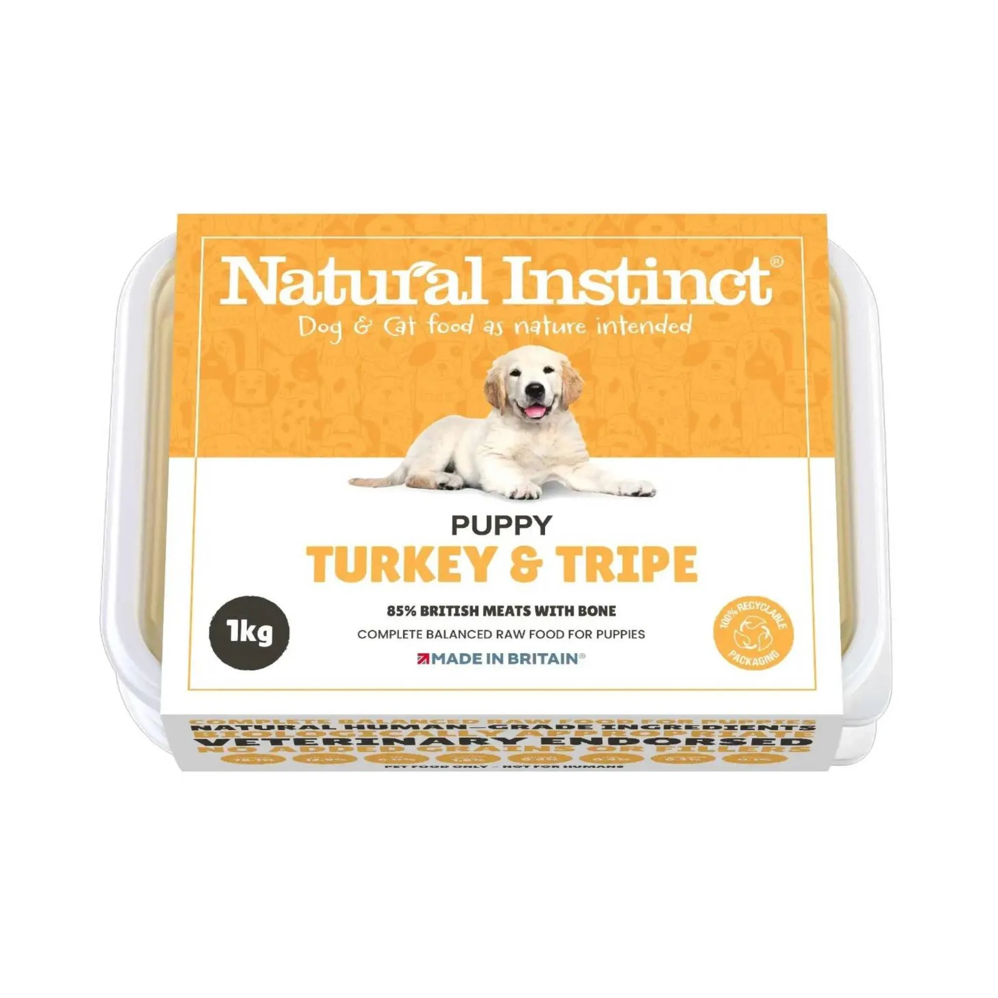 Natural Instinct Puppy Turkey & Tripe Complete Mince