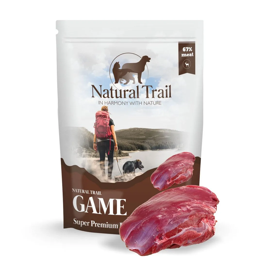 Natural Trail Pouch Game - Wet Dog Food - 500G