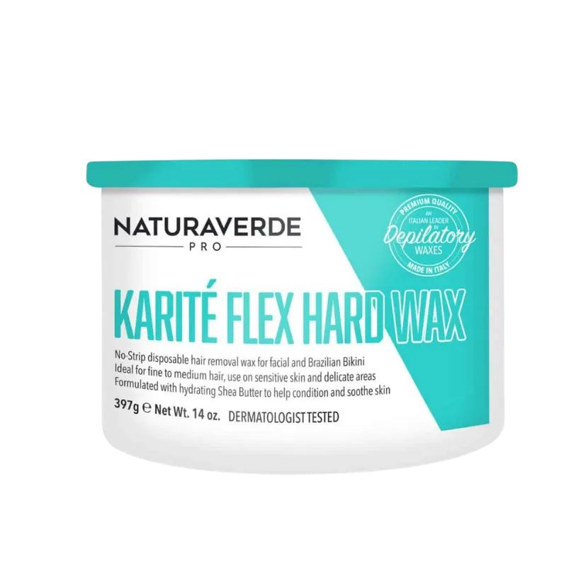 NATURAVERDE PRO - Karite Flex Hard Wax (397g)