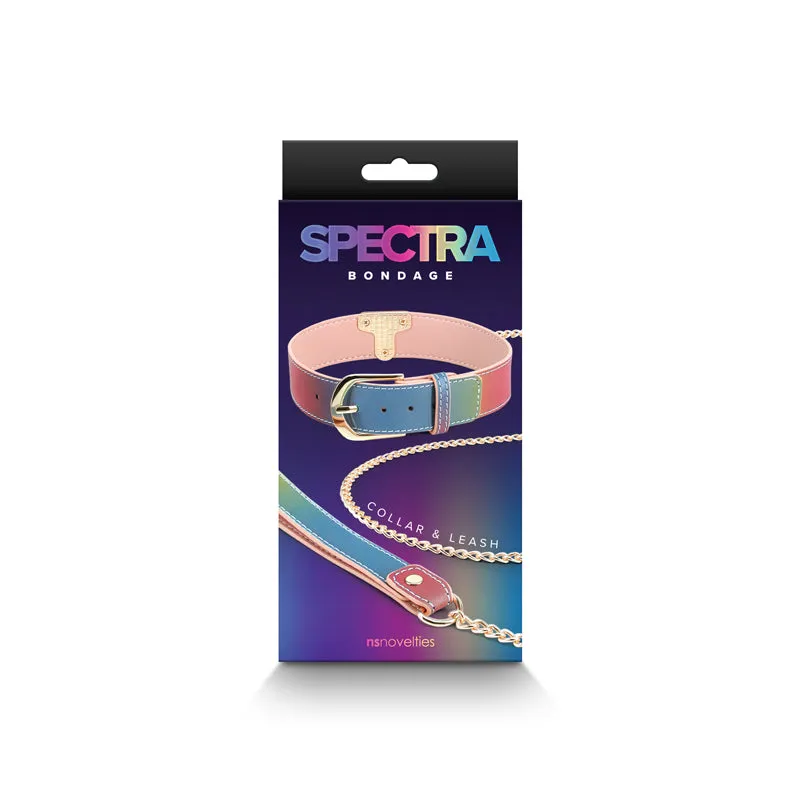 NS Novelties Spectra Rainbow Collar and Leash