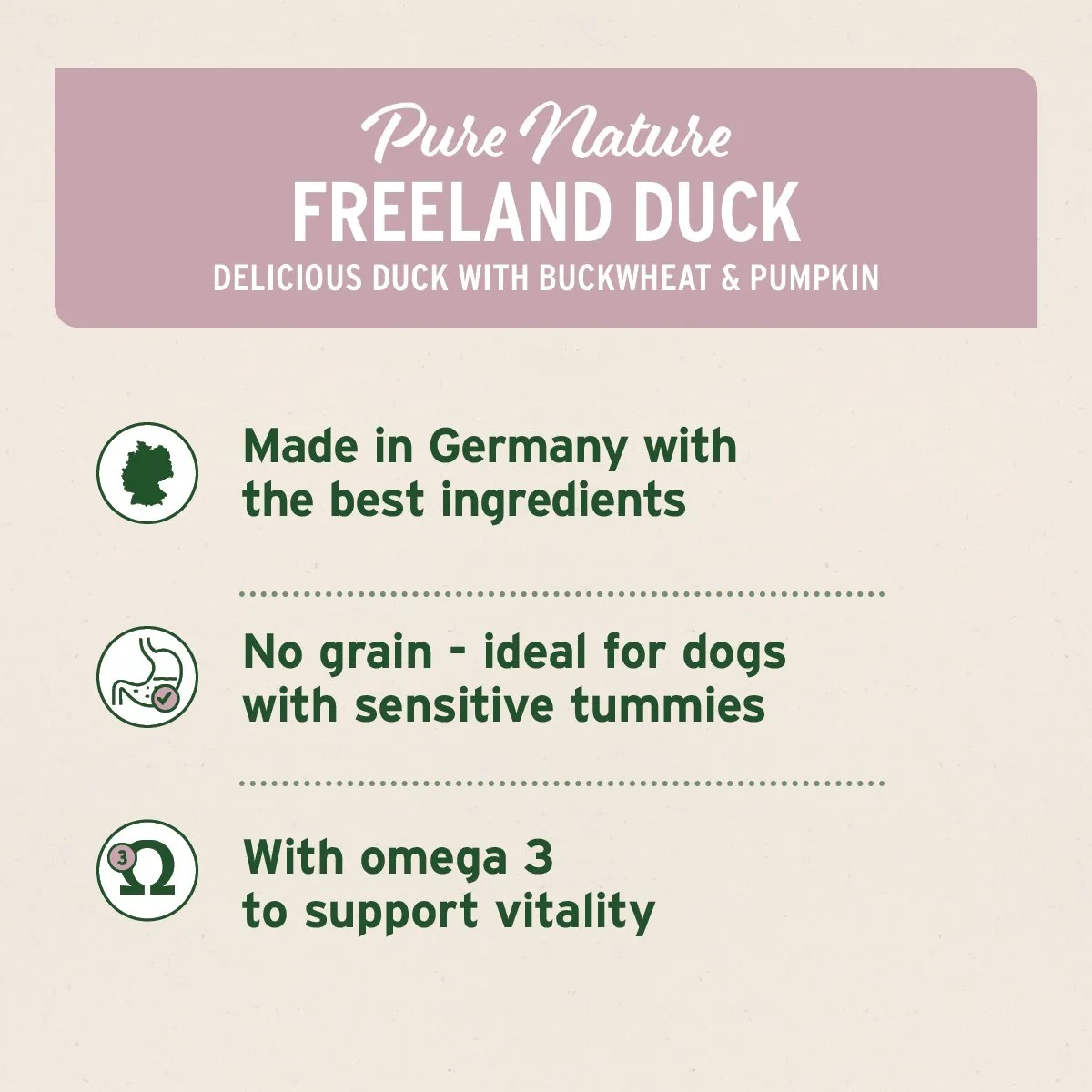 PureNature Freeland Duck - Wet food for Dogs