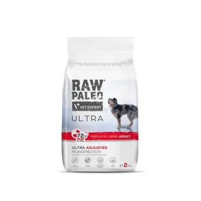 Raw Paleo Ultra Medium&Large Adult Beef - Dry Dog Food - 10 Kg