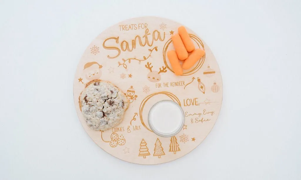 Santa Cookie Tray