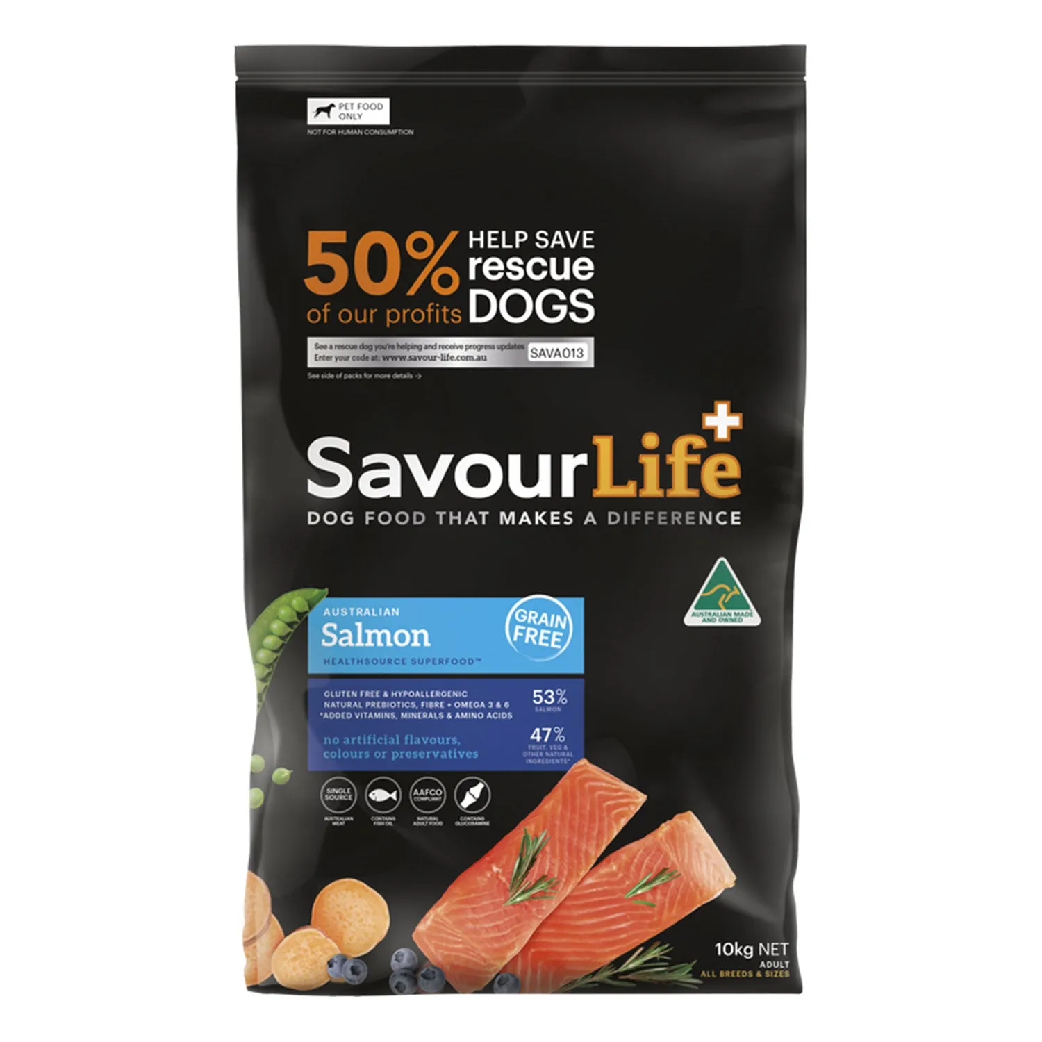 SavourLife Grain Free Salmon Adult Dry Dog Food