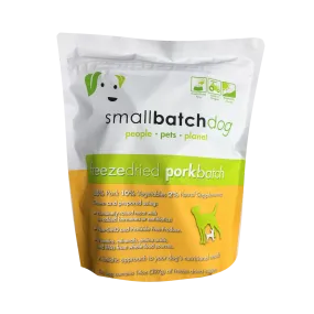 Small Batch Freeze Dried Pork Sliders Dog Food, 14 oz