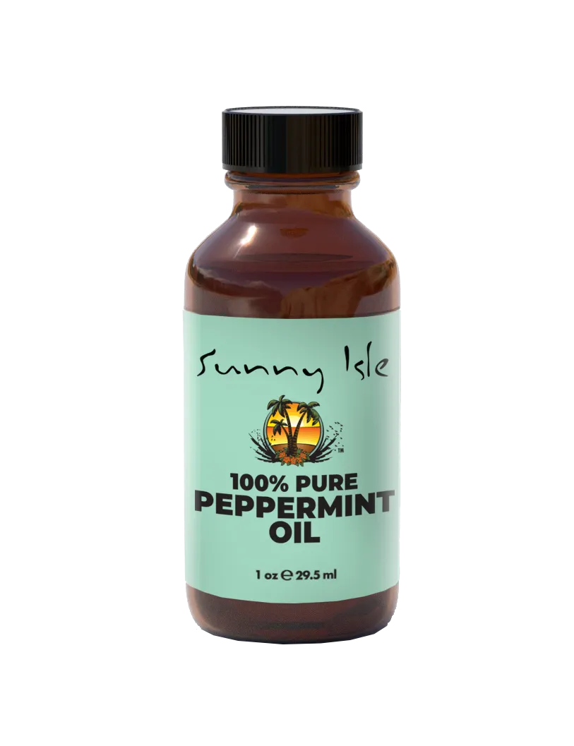 Sunny Isle Pure Peppermint Oil - 1oz