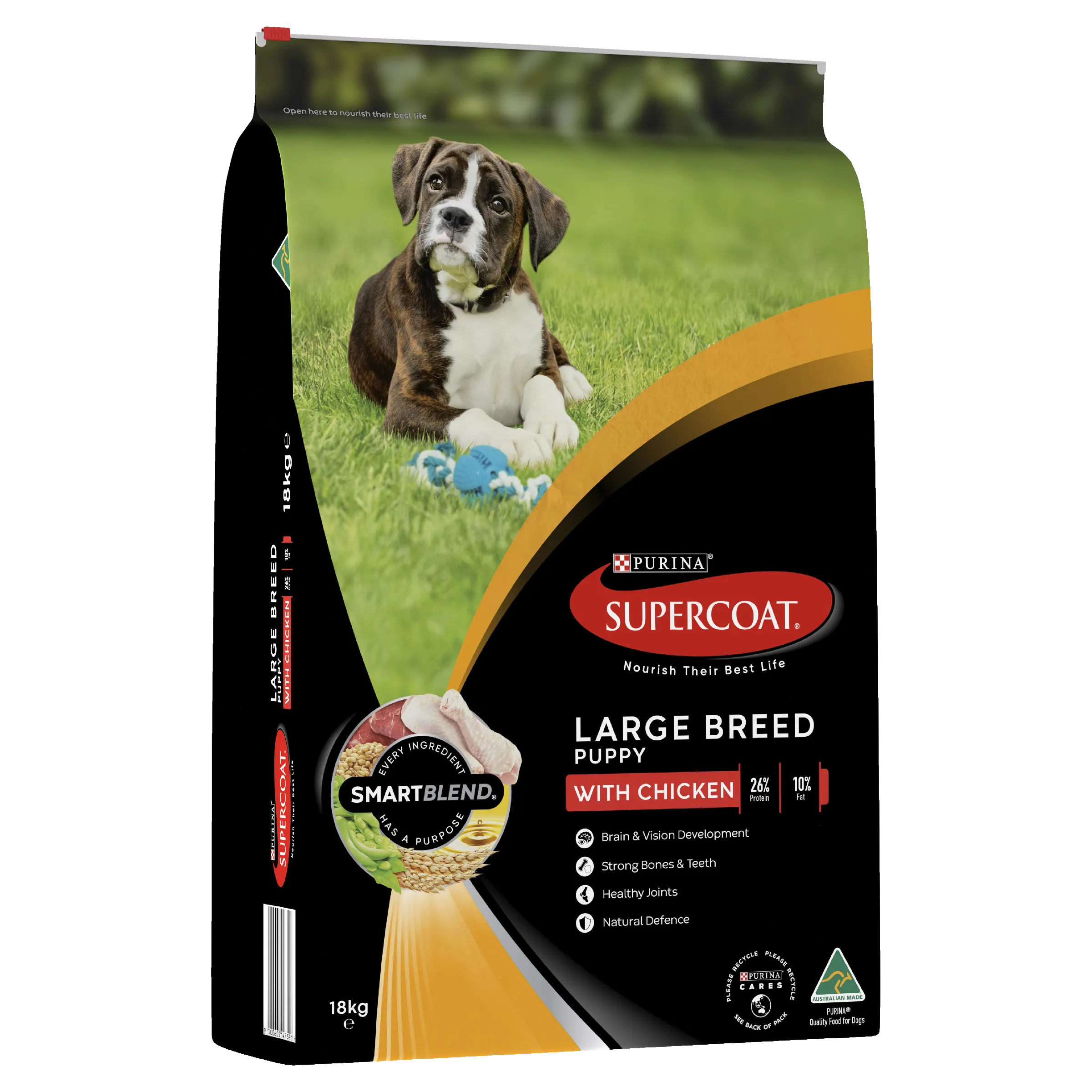 Supercoat Chicken Large Breed Puppy Dry Dog Food 18kg