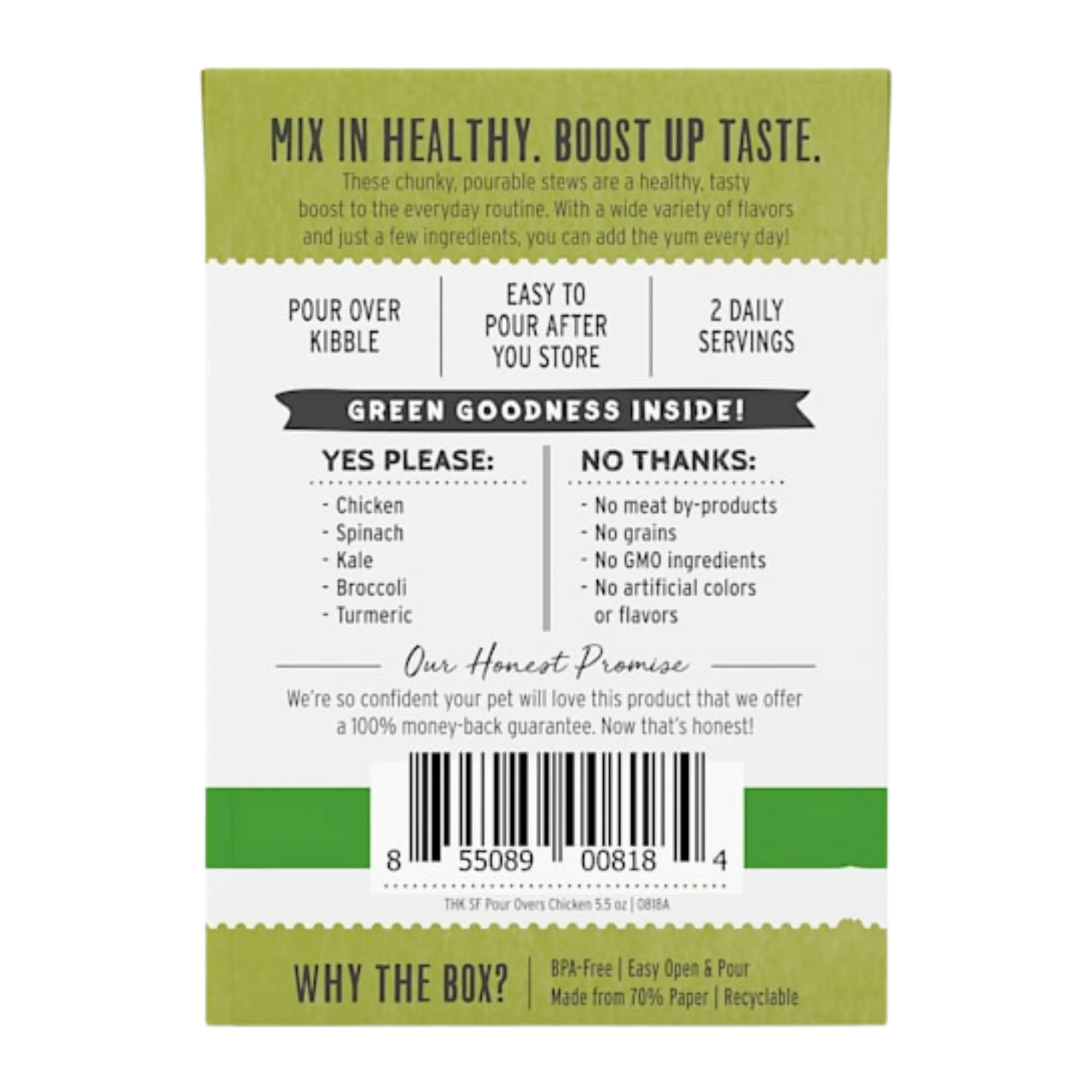 The Honest Kitchen Superfood Pour Overs Chicken Stew 5.5 oz