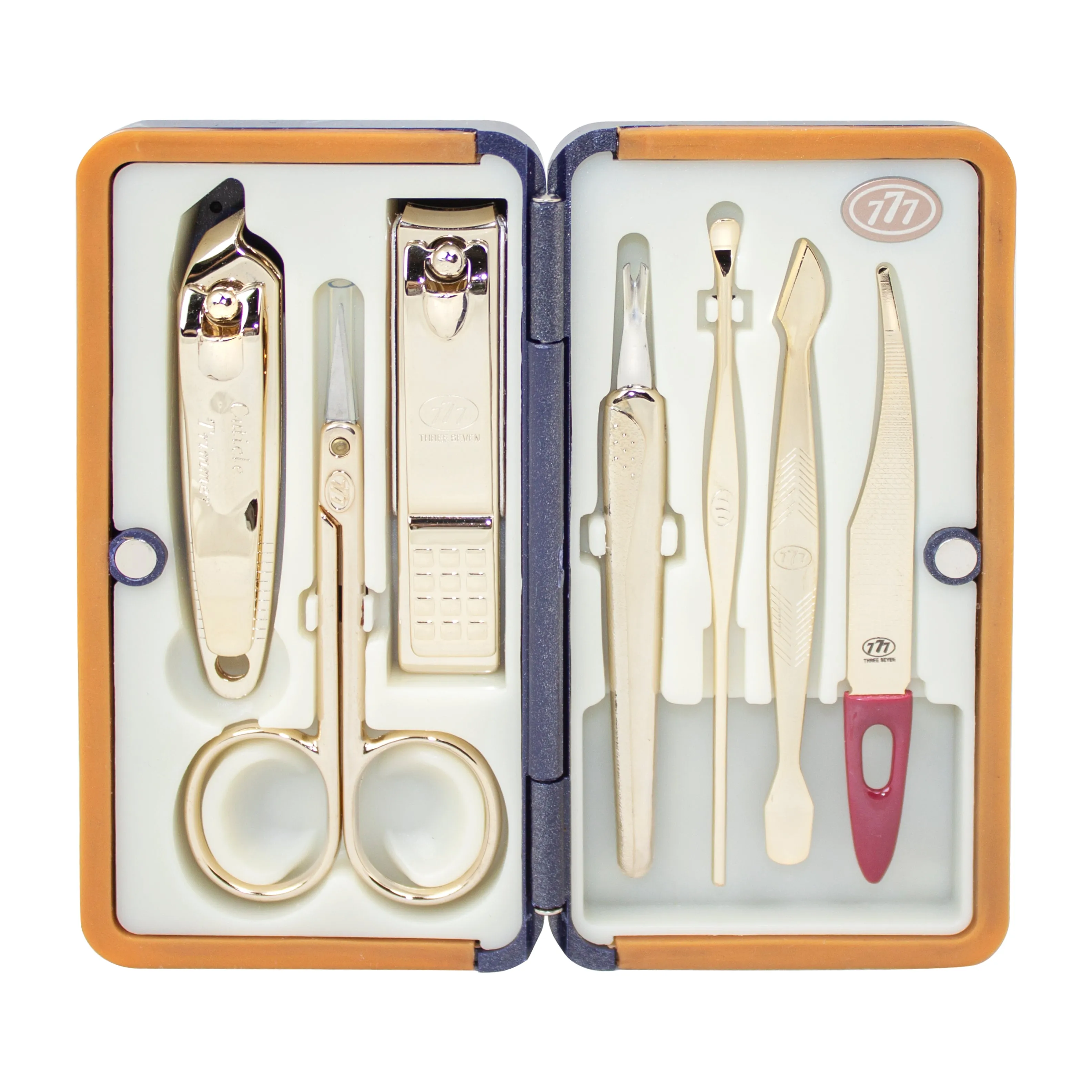 Three Seven 777, Nail Clipper Set 9pcs TS-4115, MADE IN KOREA